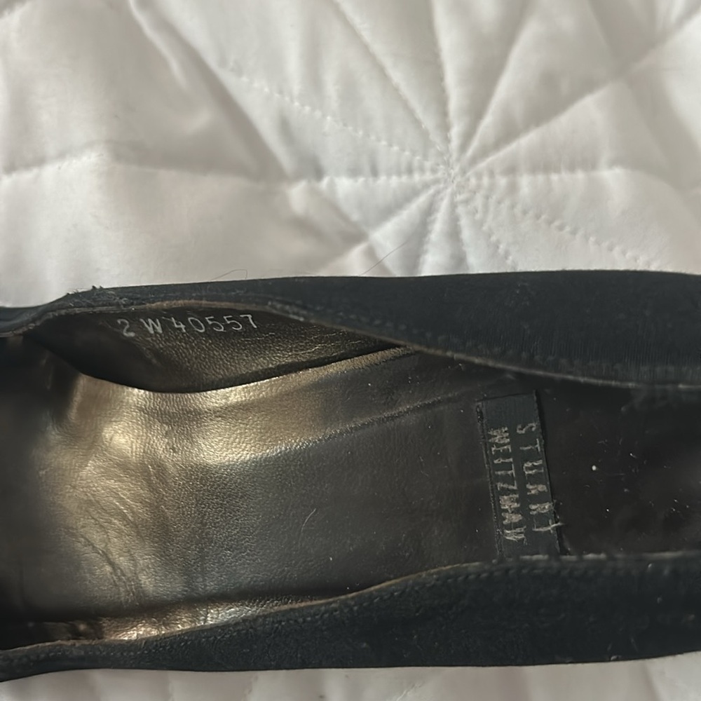 Stuart Weitzman Black With Tortoise Shell Look On… - image 4